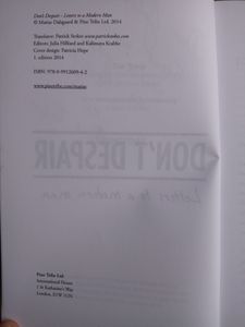 Don't Despair: Letters to a Modern Man