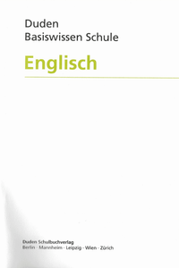 Englisch - Basiswissen Schule