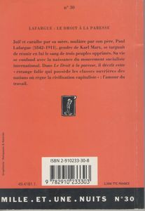 Le Droit A La Paresse
