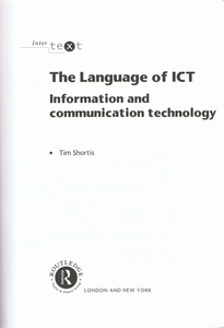 The Language of ICT