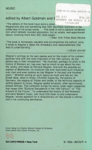 Wagner on Music and Drama