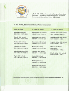 Biologie - Basiswissen Schule