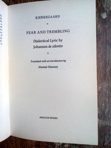 Fear And Trembling