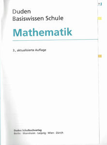 Mathematik - Basiswissen Schule