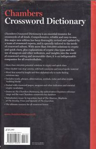 Chambers Crossword Dictionary