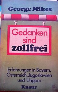 Gedanken Sind Zollfrei