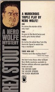 Three Men Out: A Nero Wolfe Threesome