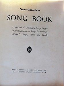 News Chronicle Song Book