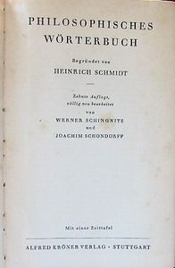 Philosophisches Wörterbuch