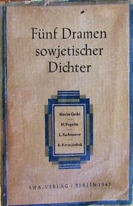 Fünf Dramen Sovietischer Dichter