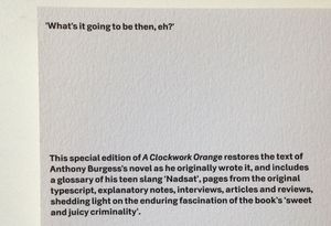 A Clockwork Orange - The Restored Edition