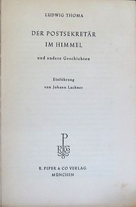 Der Postsekretär Im Himmel
