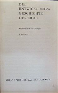 Die Entwicklungsgeschichte Der Erde, Band 2