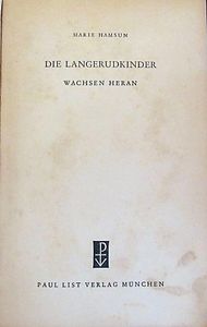 Die Langerudkinder Wachsen