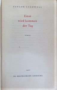 Einst Wird Kommen Der Tag