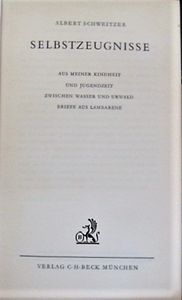 Selbstzeugnisse
