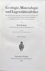 Geologie, Mineralogie und Lagerstättenlehre