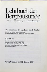 Lehrbuch Der Bergbaukunde, Erster Band