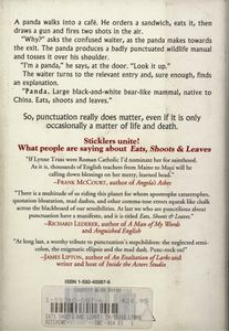 Eats, Shoots & Leaves: The Zero Tolerance Approach to Punctuation