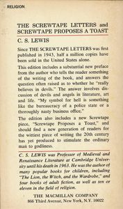 The Screwtape Letters and Screwtape Proposes a Toast