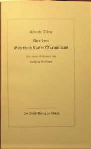 Maximilian's Gebetbuch