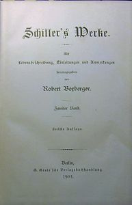 Schiller's Werke in Sechs Bänden
