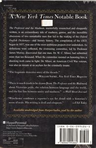 The Professor and the Madman: A Tale of Murder, Insanity, and the Making of the Oxford English Dictionary