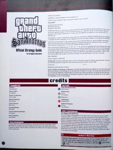 Grand Theft Auto San Andreas Official Strategy Guide