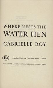 Where Nests the Water Hen