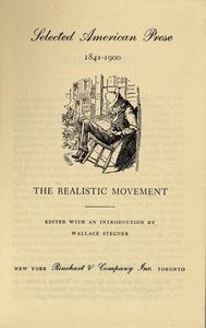 Selected American Prose 1841-1900: The Realistic Movement