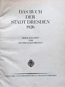 Das Buch Der Stadt Dresden