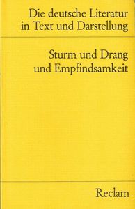 Sturm und Drang und Empfindsamkeit