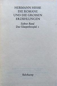 Das Glasperlenspiel I