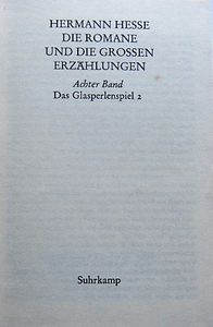 Das Glasperlenspiel II