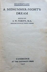 A Midsummer Night's Dream