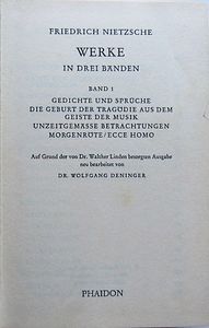Werke In Drei Bänden, Band 1