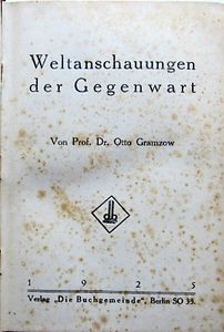 Weltanschauungen Der Gegenwart