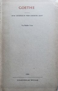 Ein Lesebuch Für Unsere Zeit