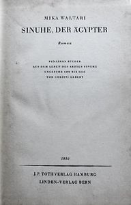 Sinuhe Der Ägypter