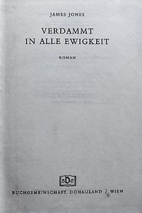 Verdammt In Alle Ewigkeit
