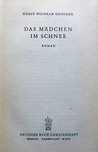 Das Mädchen Im Schnee