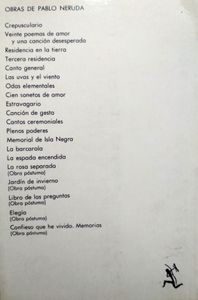 Veinte Poemas De Amor Y Una Canción Desesperada