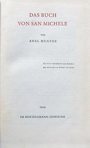 Das Buch von San Michele