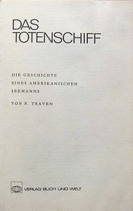 Das Totenschiff