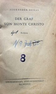 Der Graf Von Monte Christo