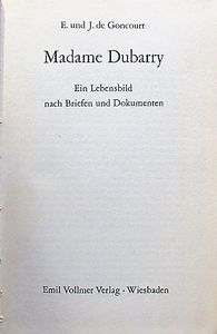 Madam Dubarry