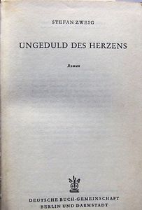 Ungeduld Des Herzens