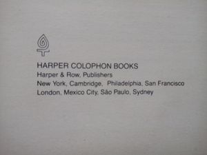 Harper Colophon Books
