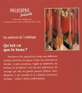 Qu'est-Ce Que Le Beau ? - Les Aventures De L'esthétique