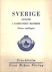 Sverige - sånger i samfundet Manhem